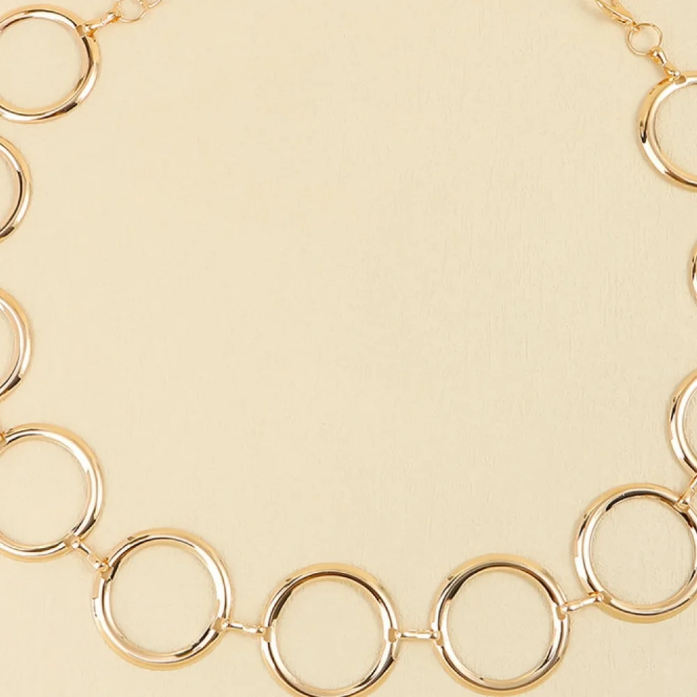 Adjustable Circle Ring Chain Belt